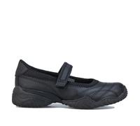 Skechers Girls' Children Velocity Pouty Shoes in Black Leather - Size UK 10 Kids