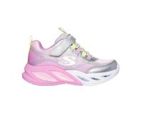 Skechers Girls Cosmic Glow Size: 9.5 UK, Colour: Silver