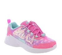 Skechers Girls Dream Racer Wing Brites Shoes (10.5 UK Child) (Pink/Turquoise)