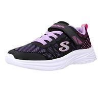 Skechers Girls Dreamy Dancer Radiant Rogue Sneaker, Black Lavender Mesh Multi Trim, 12 UK Child