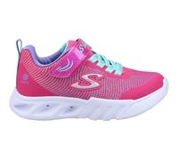 Skechers Girls Flicker Flash Light Up Trainers - Pink