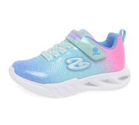 Skechers Girl's Flicker Flash Ombre Dreamer Sneakers, Aqua, 3 UK Child