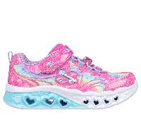 Skechers Girls Flutter Heart Lights Groovy Swirl Hiking Boot, Pink, 12.5 UK