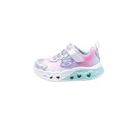 Skechers Girls Flutter Heart Lights Simply Love Sneaker, Lavender Synthetic Mesh, 10 UK