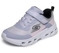 Skechers Girl's Glide-Step Drift Sneakers, Lavender Textile/Multi Trim, 11 UK Child