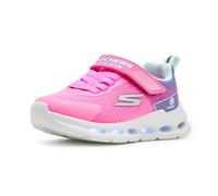 Skechers Girls S-Lights: Glide-Step Lights Sneaker in Pink, Size 9.5 | Synthetic/Textile