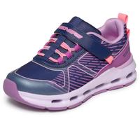 Skechers Girls' Glide-Step Plus Trainer, Navy, 10.5 UK Child