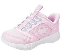 Skechers Girl's Go Run 400 V2 Tetra Speed Sneaker, Light Pink Synthetic/Textile, 13 UK