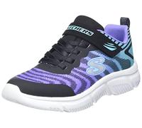 Skechers Girl's Go Run 650 Fierce Flash Sneaker, Black, 10.5 UK