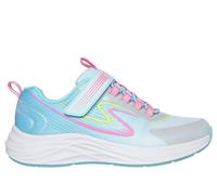Skechers Girls GO RUN Accelerate Sneaker in Light Blue, Size 11.5 | Textile/Synthetic, Machine Washable