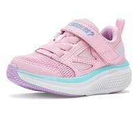 Skechers Girl's GO Run Elevate 2.0 Where's My Skechers Trainers, Light Pink Textile/Synthetic, 4 UK Toddler