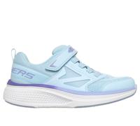 Skechers Girls GO RUN Elevate 2.0 - Where's My ? Sneaker in Light Blue, Size 13 | Textile/Synthetic