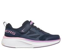 Skechers Girls GO RUN Elevate 2.0 - Where's My ? Sneaker in Navy Blue, Size 3 | Textile/Synthetic