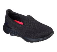 Skechers GO Walk 5 Moving ON Sneaker, Black Mesh/Black Trim, 13 UK