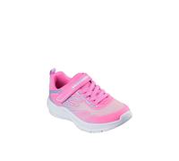 Skechers Girl's Gore & Strap W/ 3D Print W/ Ombre Sparkle Mesh in Pink | Size: Infant 11 Skechers Pink Infant 11