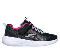 Skechers Girls GOrun 600 - Sparkle Runner Sneaker in Black, Size 2 | Textile/Synthetic, Vegan