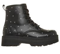 Skechers Girls Gravlen HI - Jewels Strut Boots in Black, Size 11 | Synthetic/Metal