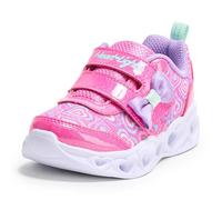 Skechers Girls Heart Lights Boogie Land Light Up Trainers - Pink, UK9