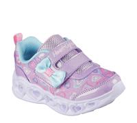 Skechers Heart Lights Boogie Land Light Up Trainers Girls Lavender 9 UK Child