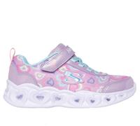 Skechers Girls Heart Lights - Boogie Love Sneaker in Lavender, Size 11.5 | Textile/Synthetic