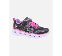 Skechers Girl's Heart Lights Retro Girls Trainers - Black