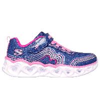 Skechers Girls Heart Lights Retro Hearts Trainers UK Size 13.5 (EU 33)