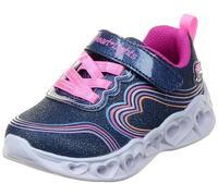 Skechers Girls Heart Lights - Retro Hearts Trainers