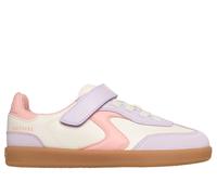 Skechers Girls Hotshot - Kickoff Squad Sneaker in Natural, Size 12.5 | Synthetic, Machine Washable