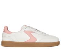 Skechers Girls Hotshot - Little Kickoff Sneaker in Natural/Pink, Size 3 | Synthetic
