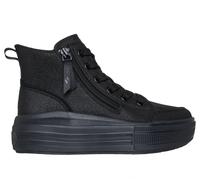 Skechers Girls Hyperlift Boots in Black, Size 4 | Textile, Machine Washable