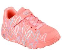 Skechers Girl's James Goldcrown Uno Lite Love Levitate Coral