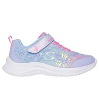 Skechers Girls Jumpsters 2.0 - Butterfly Flush Sneaker in Lavender, Size 10.5 | Synthetic/Textile