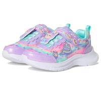 Skechers Girl's JUMPSTERS Cutie Critters Trainers, Lavender Textile/Multi Synthetic, 2.5 UK Child