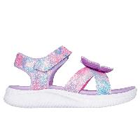 Girl's Skechers JUMPSTERS - BUTTERFLY BRIGHTS Girls Sandals Lavender/Multi - Purple - Size: UK 11.5 small kids