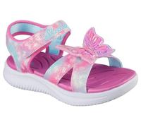 Skechers Girl's Jumpsters Sandal Butterfly Brites Sandals, Pink Sparkle Synthetic/Multi Trim, 11 UK