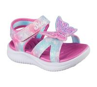 Skechers Girls Jumpsters Sandal - Butterfly Brights Sandals in Pink, Size 2 | Synthetic