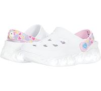 Skechers Girl's Light Hearted Sneakers, White, 11 UK Child