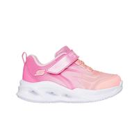 Skechers Lighted Gore and Strap Sneaker W Ombr Light Up Pink 6 UK Child