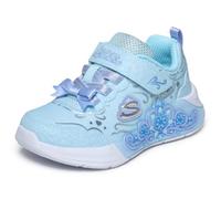 Skechers Girls' Lil Princess Steps Trainer, Blue, 8 UK Toddler