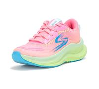 Skechers Girls' Max Cushioning Ascend - Aura Trainers, Neon Pink Multicoloured, 3.5 UK