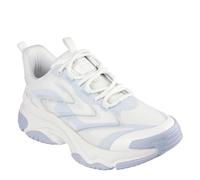 Skechers Girls Mh Antgrvty Lace-Up Sneakers in Light Blue - Size UK 4