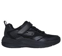 Skechers Girl's Microspec Advance Gore & Strap Sneaker Black/Multi in Black | Size: Infant 13 Skechers Black Infant 13
