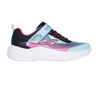 Girl's Skechers Girls' Microspec Advance Gore & Strap Ombre Mesh Sneaker with 3D Print Details Aqua/Purple - Green/Blue - Size: 12