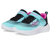 Skechers Girls Microspec Advance Sneaker, Aqua Purple, 13 UK