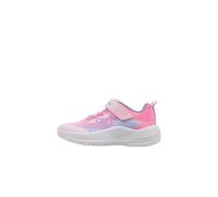 Skechers Girls Microspec Advance Sneaker, Pink Purple, 13.5 UK Child