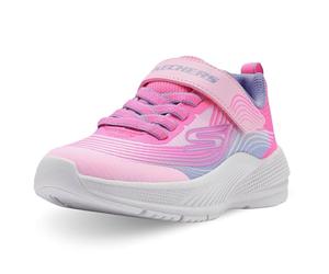 Skechers Girl's Microspec Advance Sneakers, Light Pink Mesh/Lavender Trim, 3 UK Child