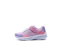 Skechers Girl's Microspec Low-Top Sneakers, Pink Synthetic/Multi Trim, 9.5 UK Child