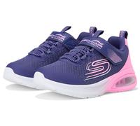 Skechers Girl's Microspec Max Advance Fly 3.0 Sneakers, Navy Mesh/Pink Trim, 3 UK Child