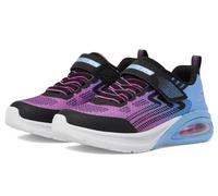 Skechers Girl's Microspec Max Advance Sneakers, Blue Multi, 10.5 UK Child