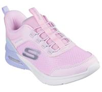 Skechers Microspec Max Color Trifecta Sneaker, Light Pink Synthetic/Multi Trim, 10 UK Child